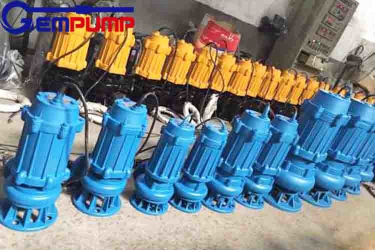 ISO9001 Submersible Sewage Pump Cast Iron Sewage Cutter Submersible Pump